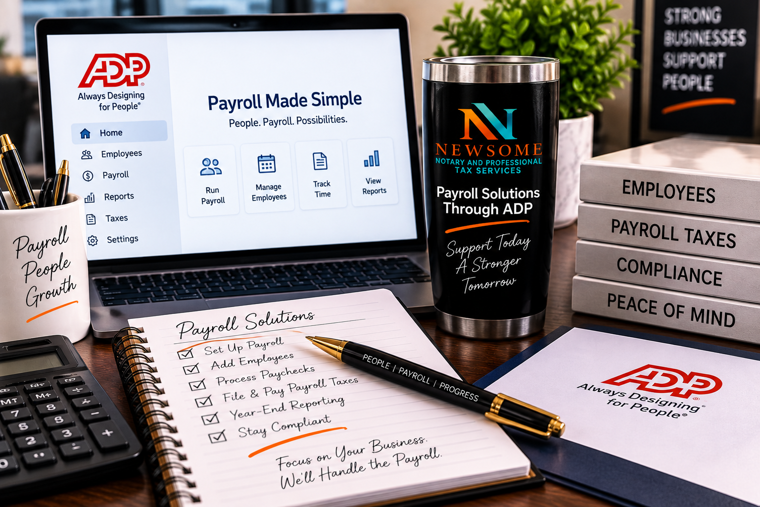 Payroll solutions through ADP