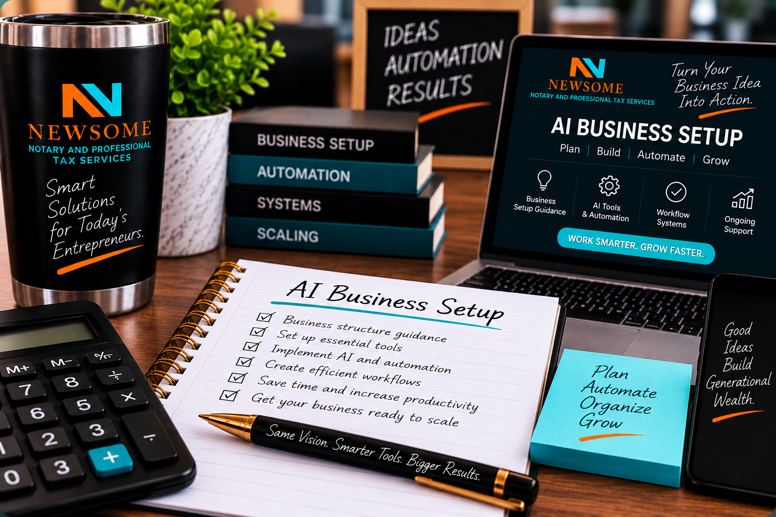 AI business setup services