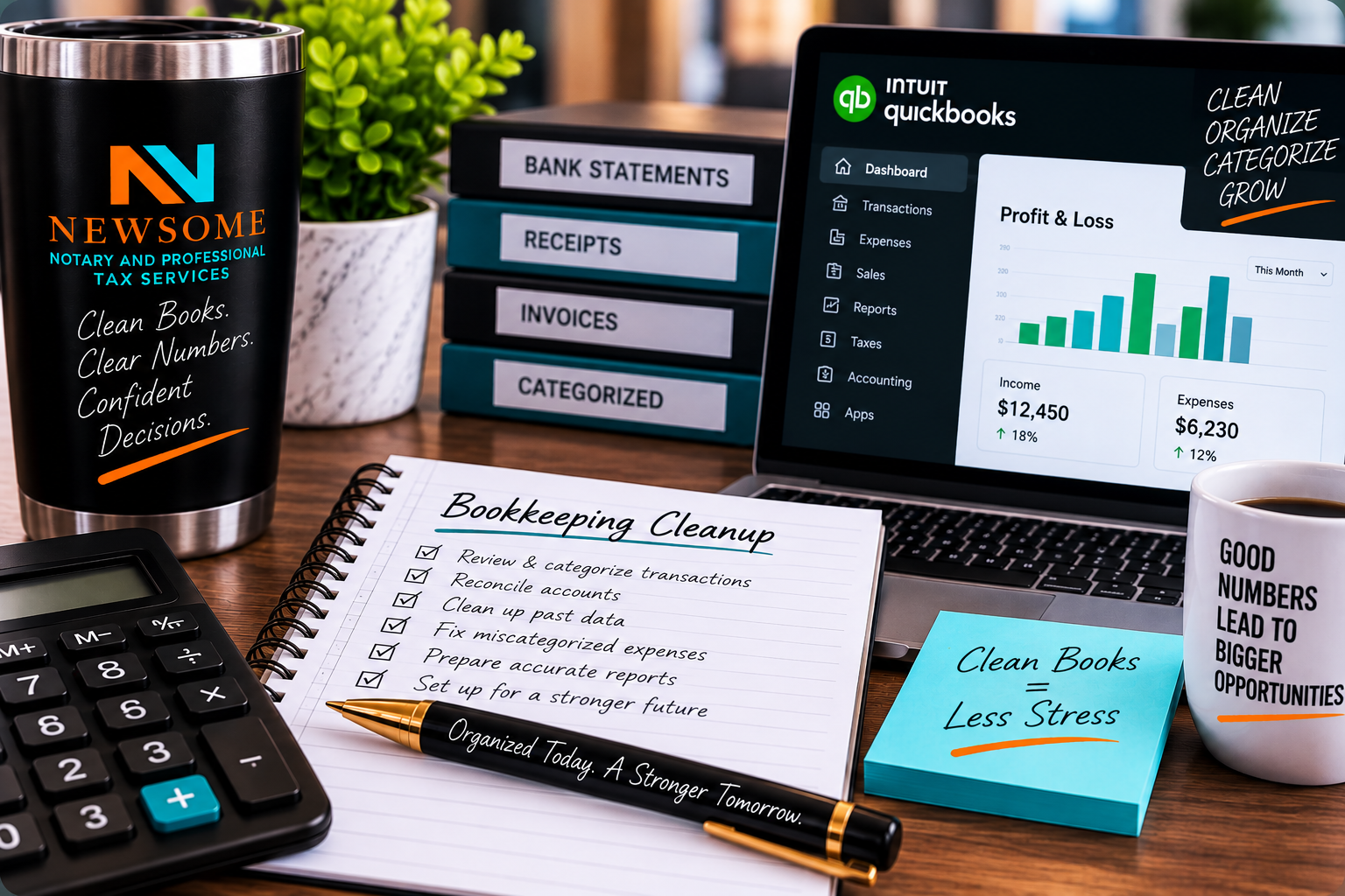 Bookkeeping cleanup services