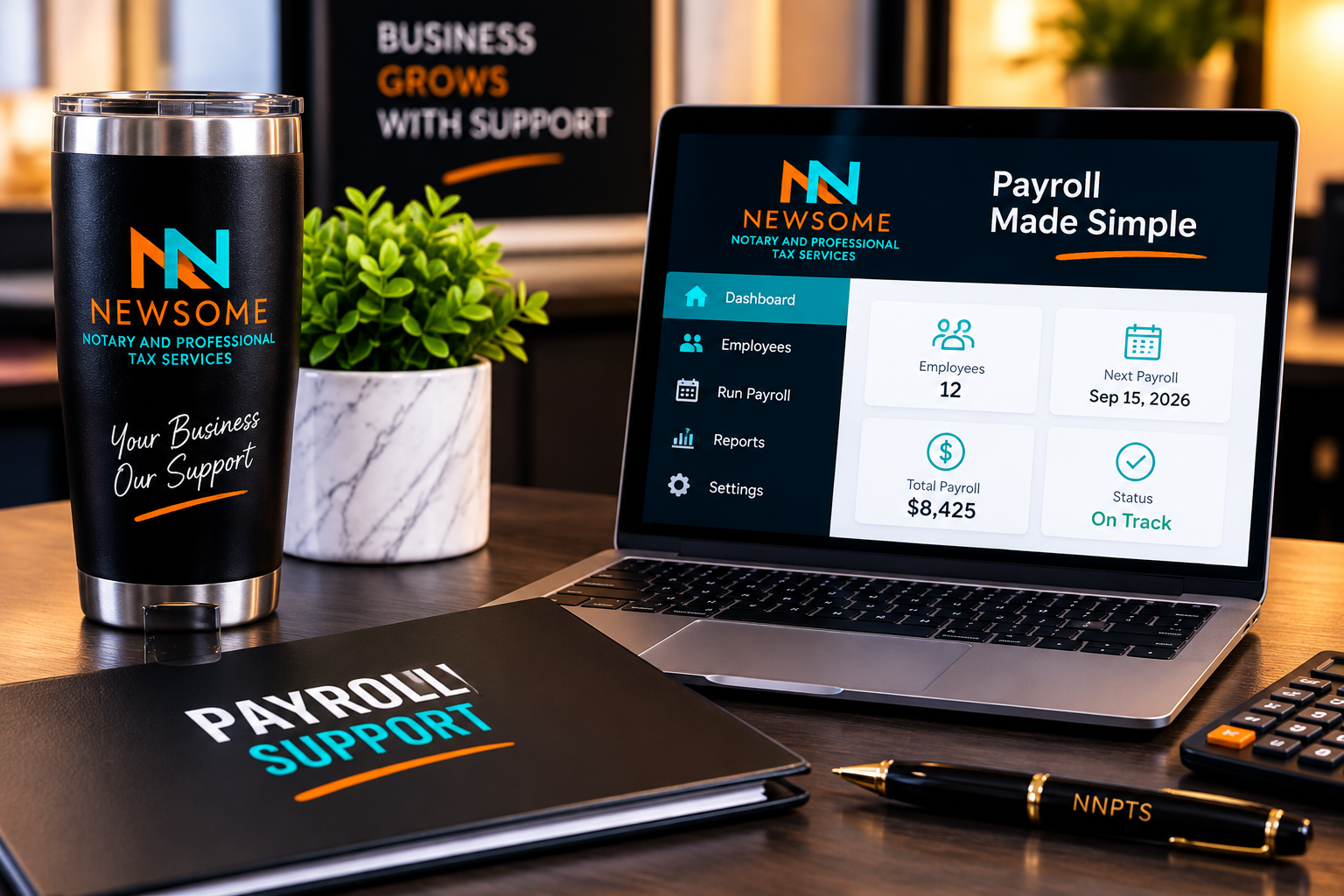 Payroll setup and support services