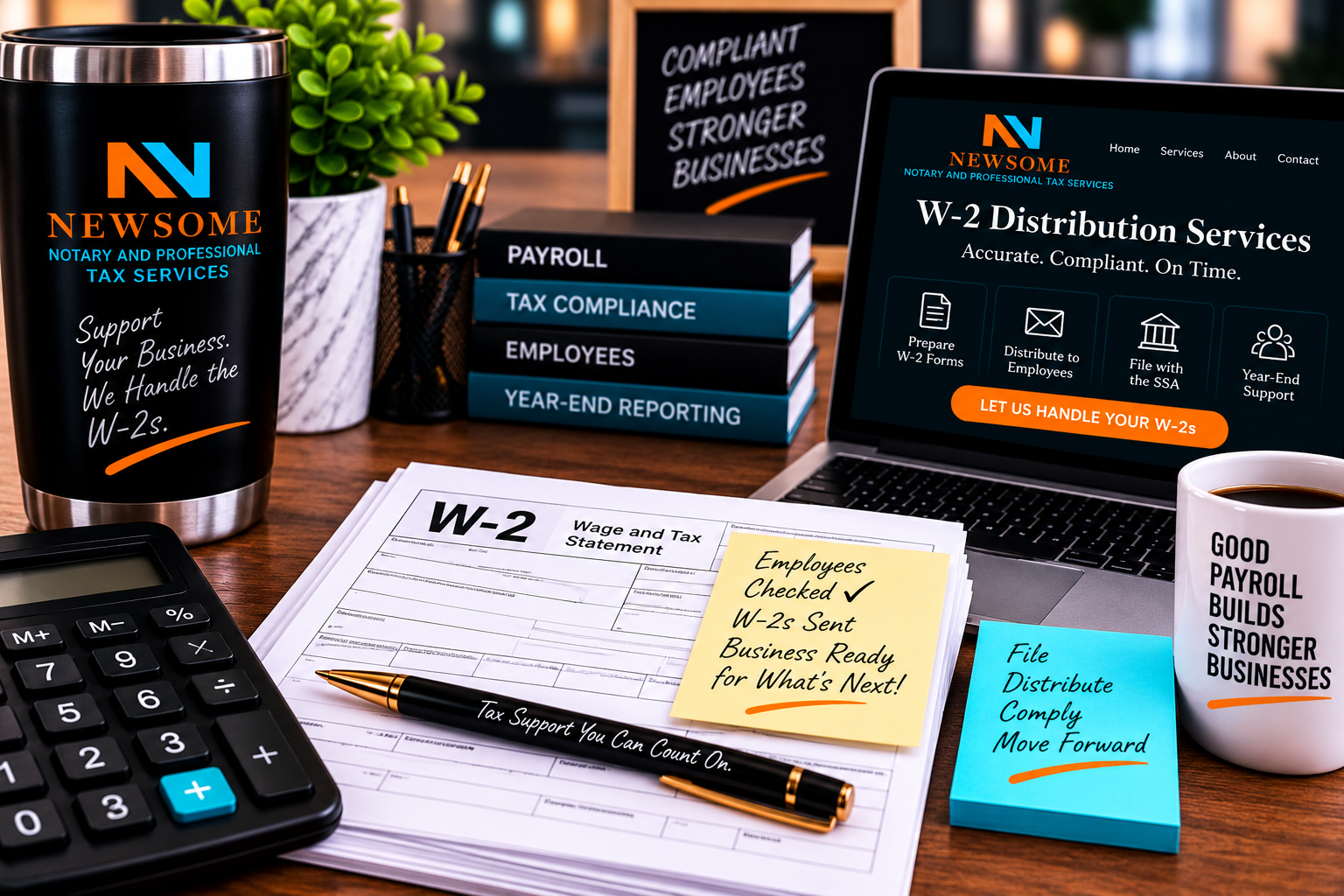 W-2 distribution services